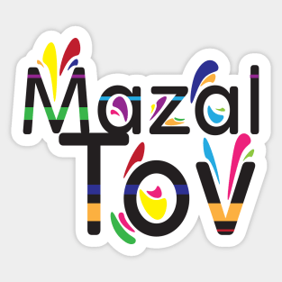 Mazal Tov Congratulations Sticker